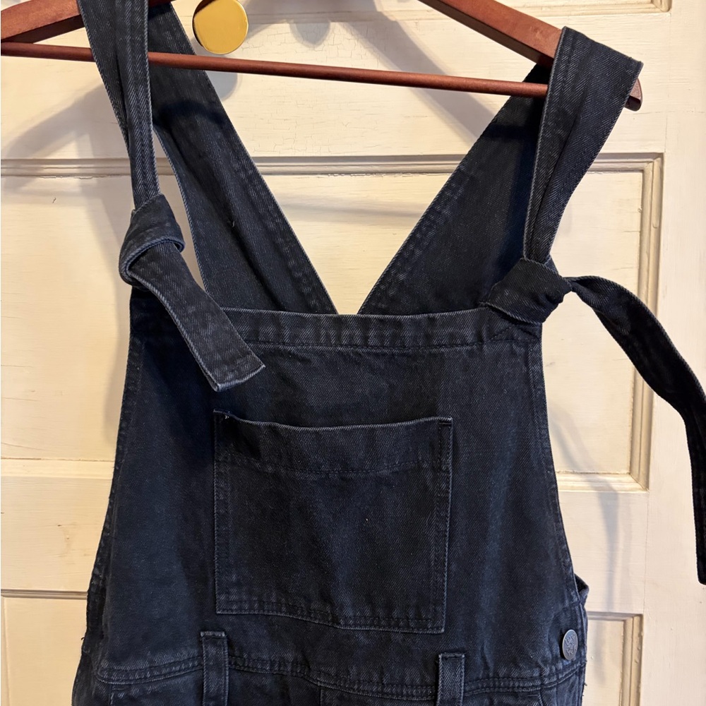 Lucy & Yak Black Denim Overalls
